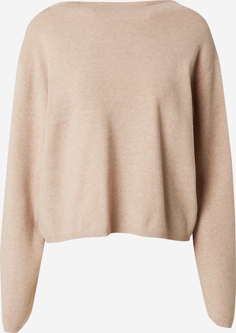 Pullover 'CARMA' di NÜMPH in beige: frontale