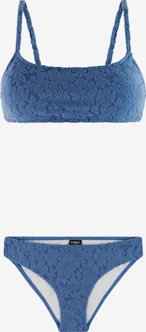 PROTEST Bustier Bikini 'PRTShizo' in Blau: Vorderseite