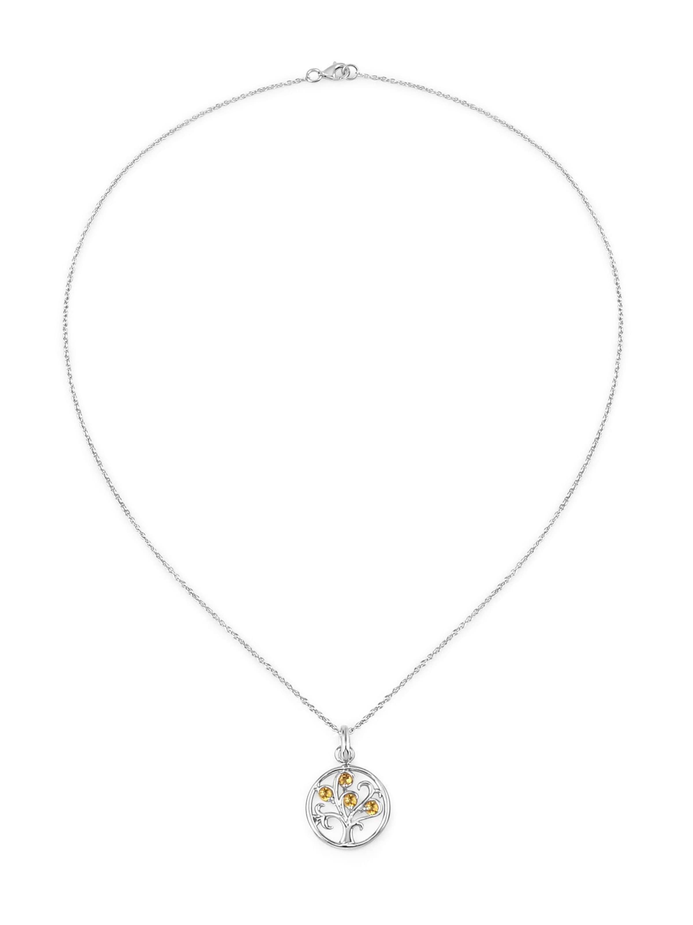 Rafaela Donata Necklace in Silver: front