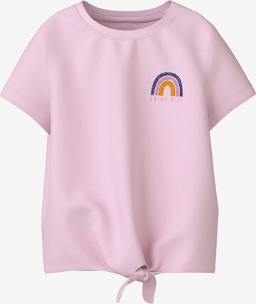 Maglietta 'KIKATIE' di NAME IT in rosa: frontale