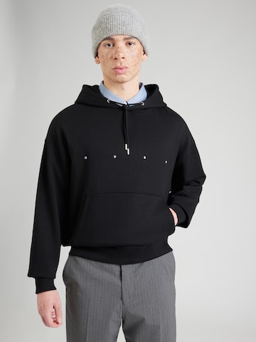 HUGO Sweatshirt 'Doland' i svart: framsida