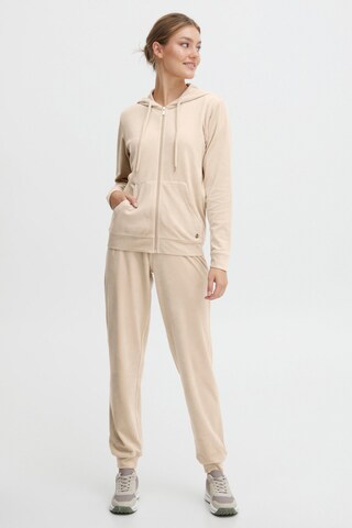 Oxmo Joggingpak 'Oxmitta' in Beige: voorkant