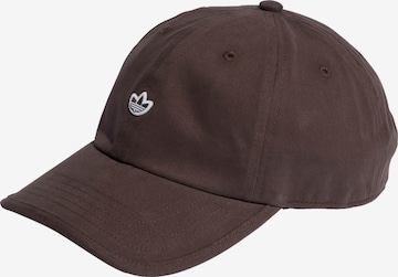 ADIDAS ORIGINALS Cap 'Premium Essentials' in Brown: front