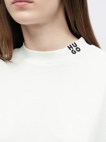 HUGO - Camiseta 'Damelody' en blanco