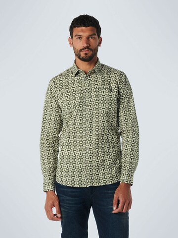 No Excess Regular fit Button Up Shirt in Green: front