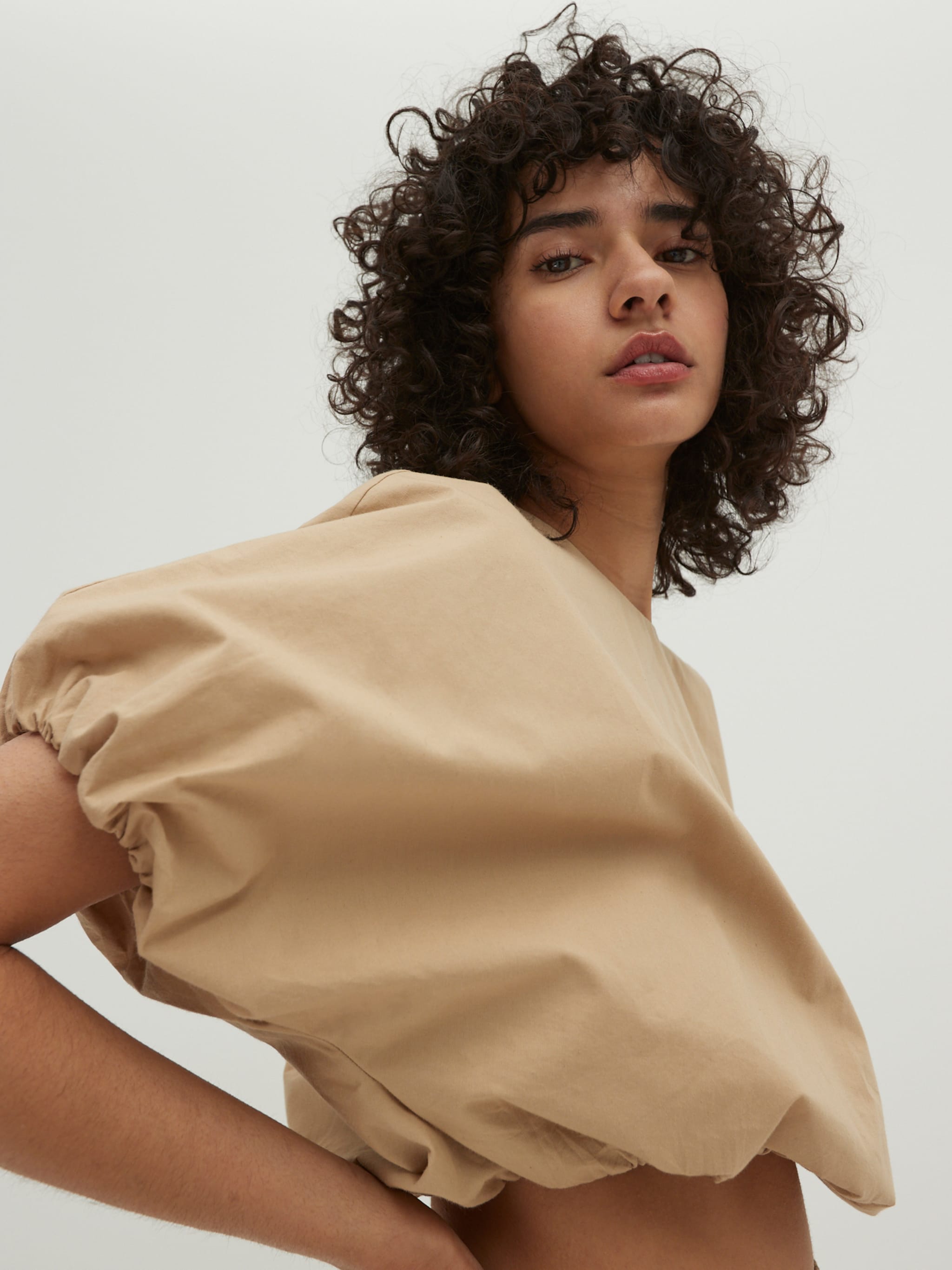 EDITED Producten Blouse 'Ellen' Beige