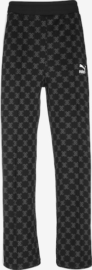 PUMA Sportbroek in de kleur Grijs / Zwart / Wit, Productweergave
