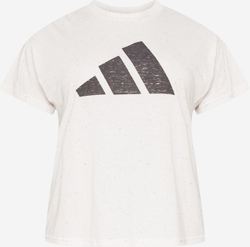 ADIDAS PERFORMANCE - Camisa funcionais 'Winners 3.0' em branco: frente