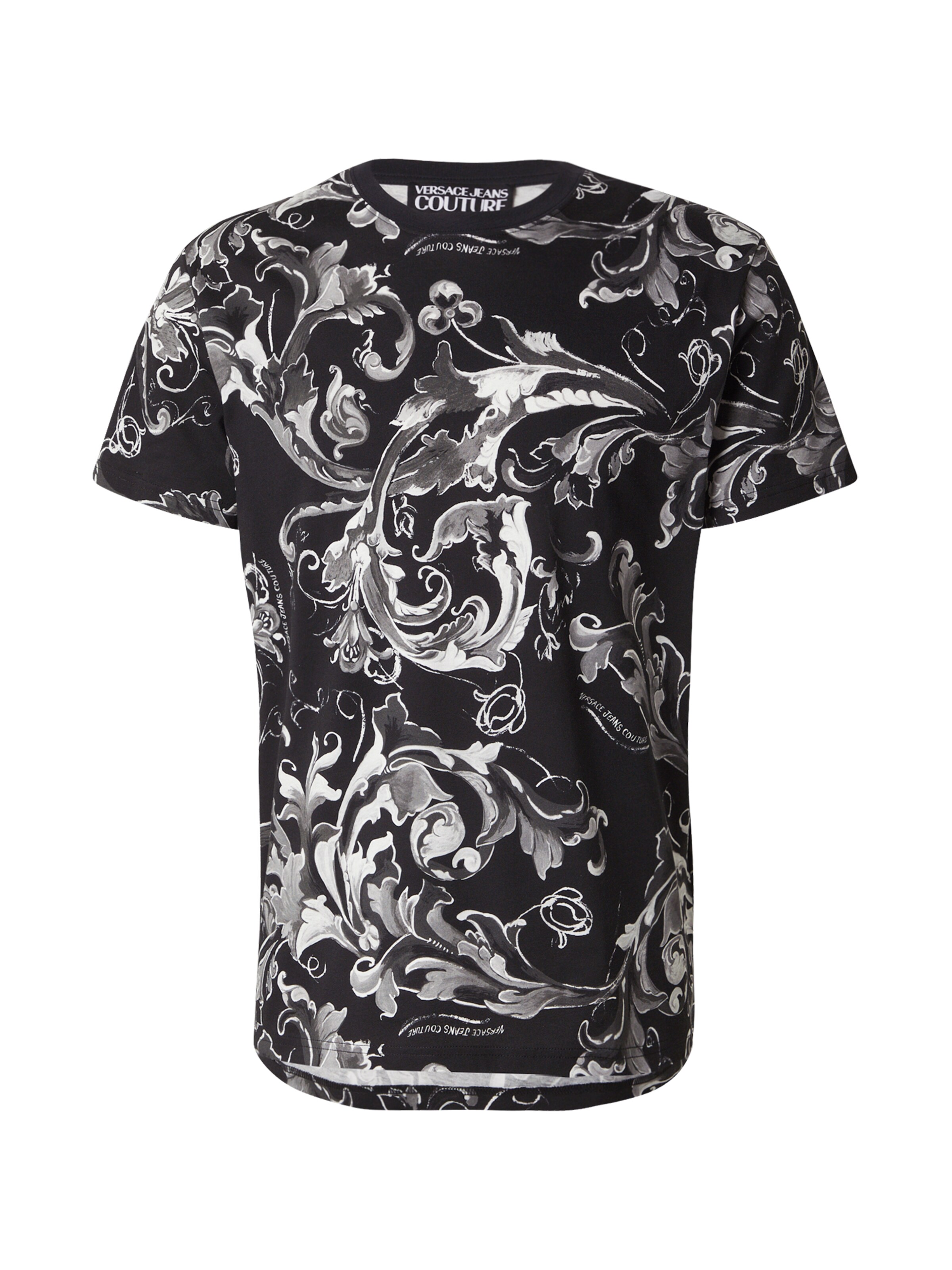 Versace Jeans Couture Тениска в черно: отпред