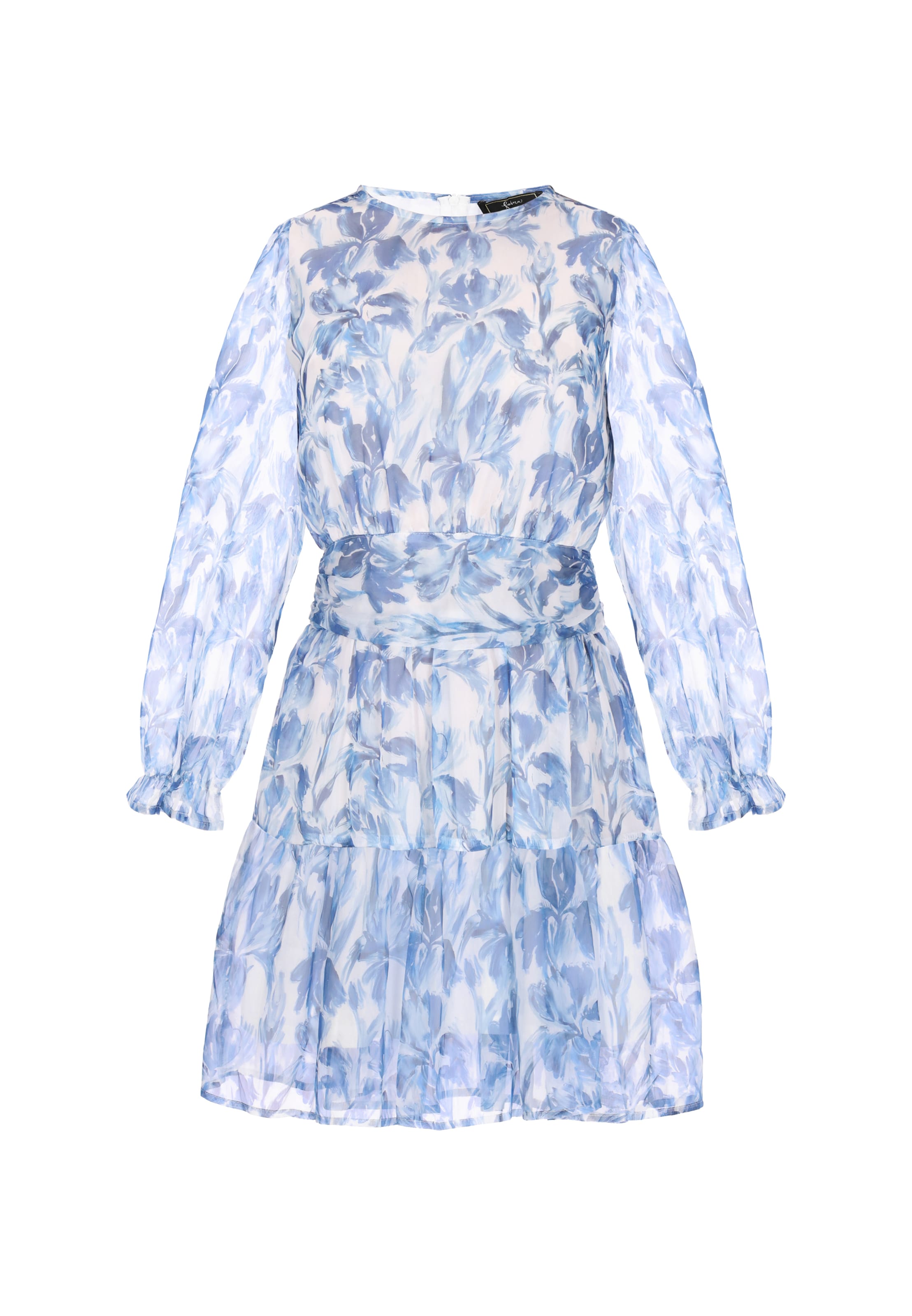 faina Robe en bleu / blanc, Vue avec produit