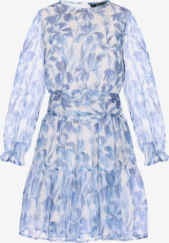Robe faina en bleu : devant