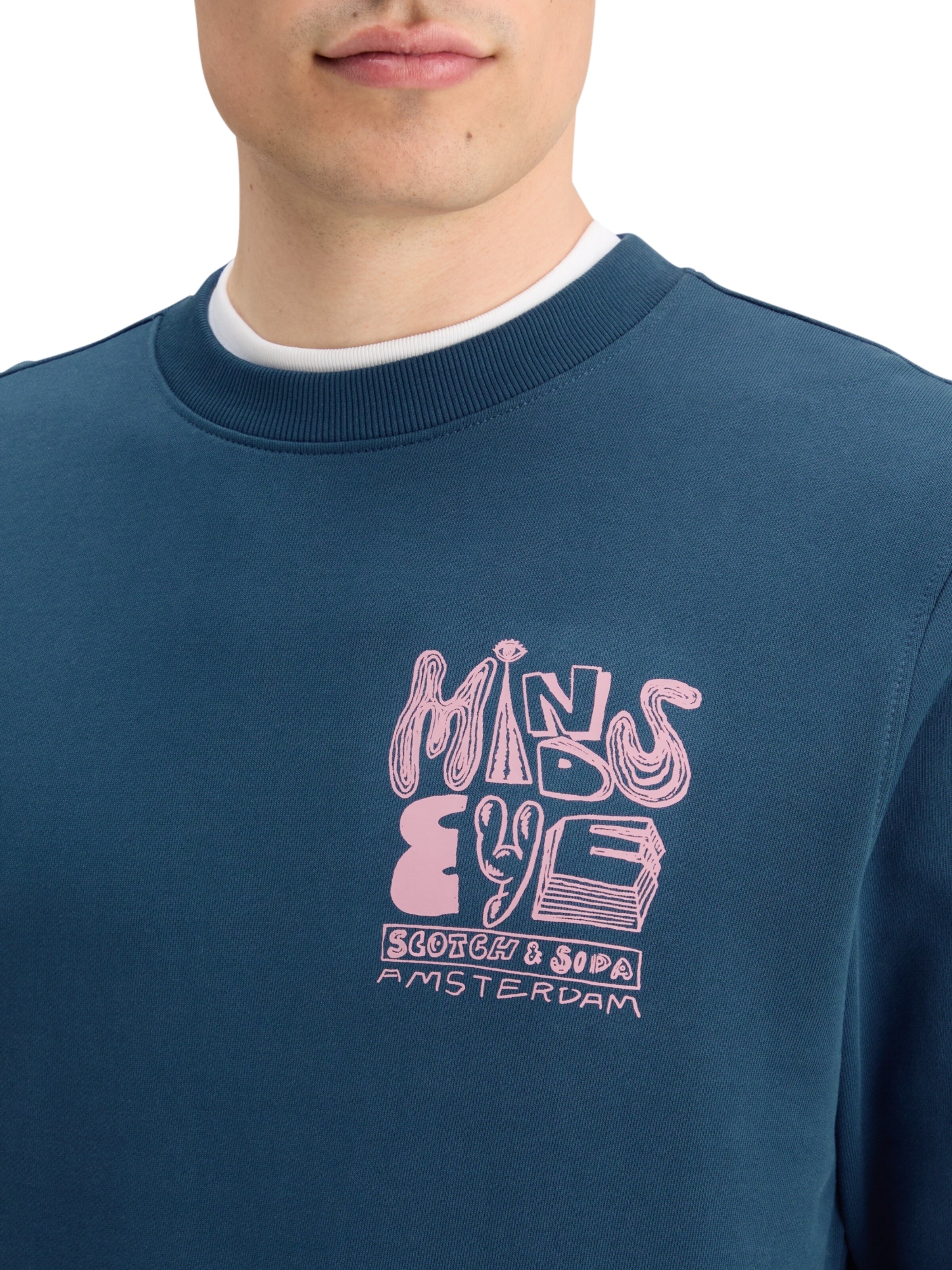 Sweat-shirt SCOTCH & SODA en bleu