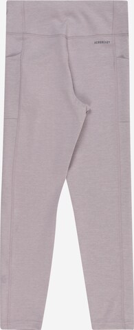 ADIDAS PERFORMANCE Skinny Sporthose in Lila