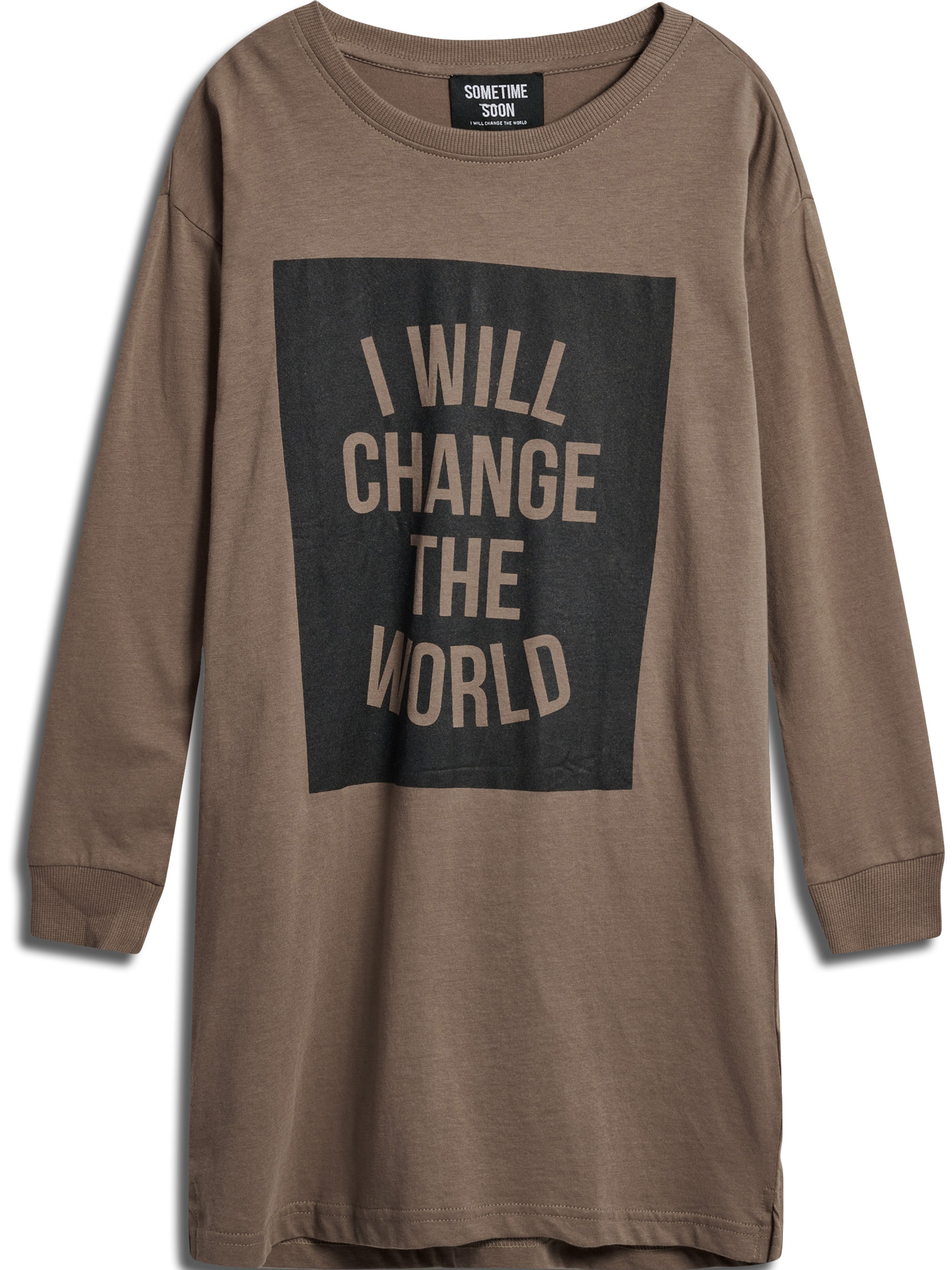 SOMETIME SOON Kleid in Braun: Vorderseite