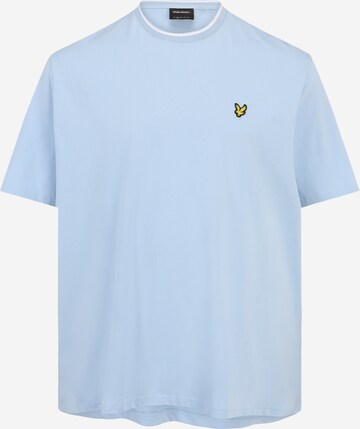 Tricou de la Lyle & Scott Big&Tall pe albastru: față