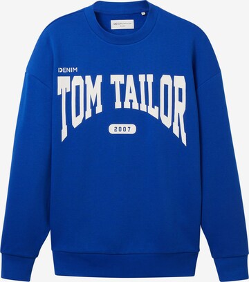 TOM TAILOR DENIM Sweatshirt in Blau: predná strana