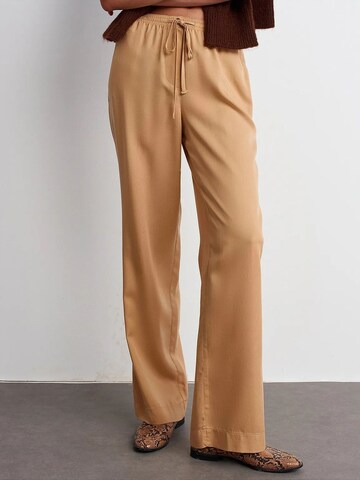 Dilvin Wide Leg Hose 'Hose'‌ in Braun