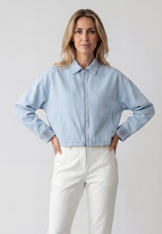 Usha Between-season jacket in Blue: front