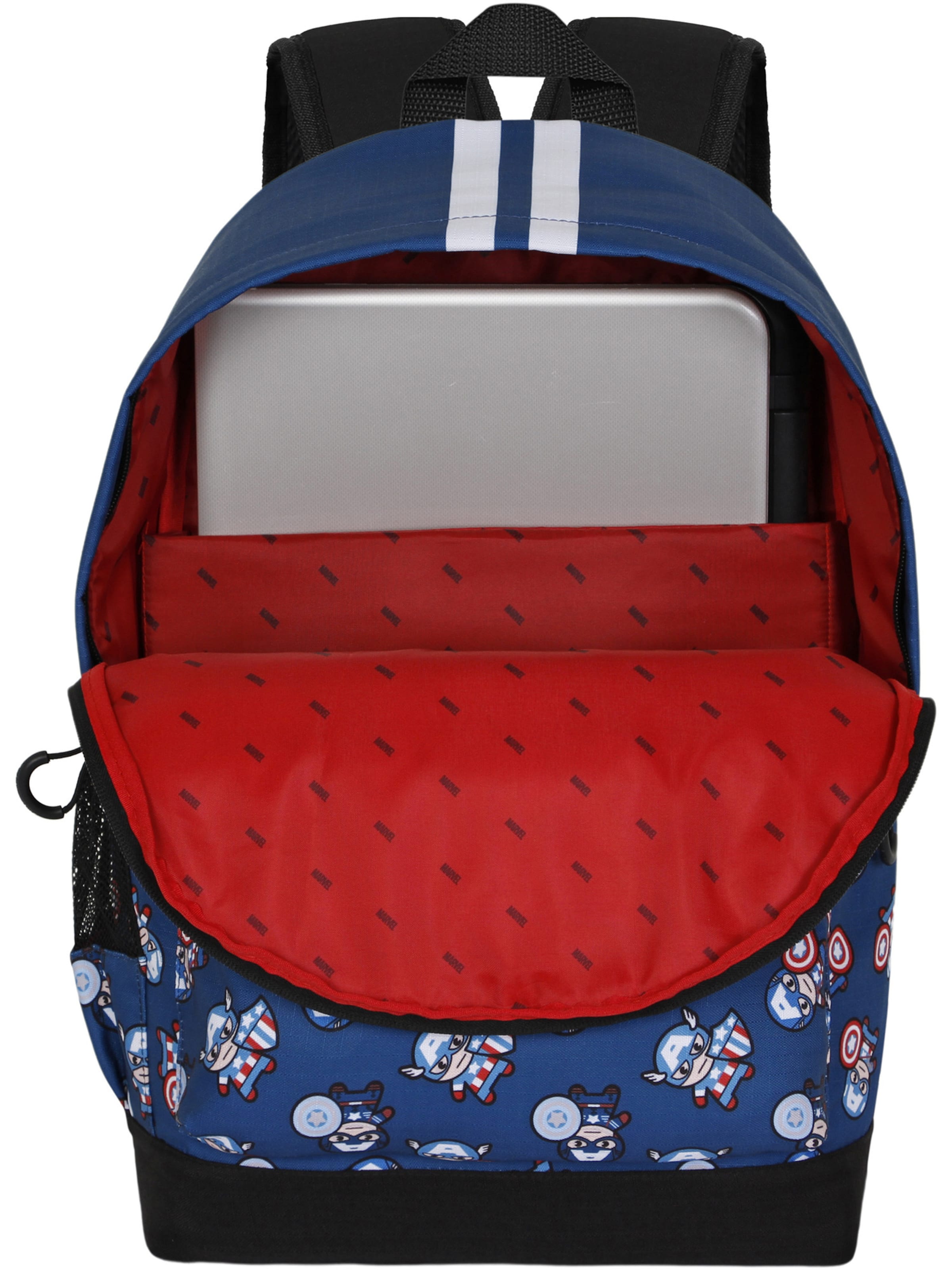 marvel Backpack 'Captain America Brave-Plus HS' in Blue