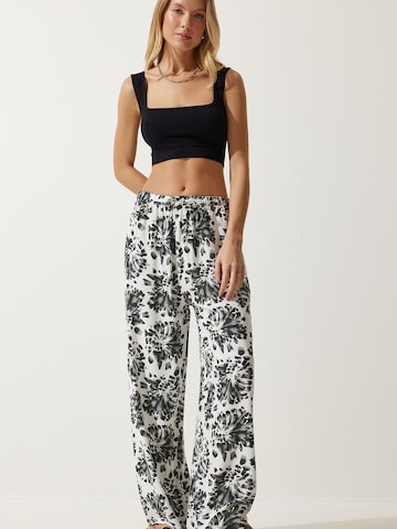 Wide Leg Pantalon Happiness İstanbul en beige