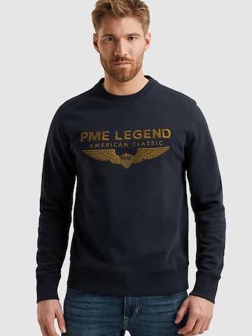 PME Legend Sweatshirt 'Sweatshirt with logo' in Blue: front