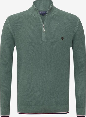 Sir Raymond Tailor Sweater 'Pulses' in Green: front