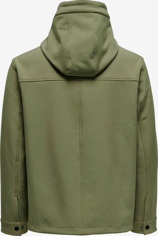 Veste mi-saison 'ASLAN' Only & Sons en vert