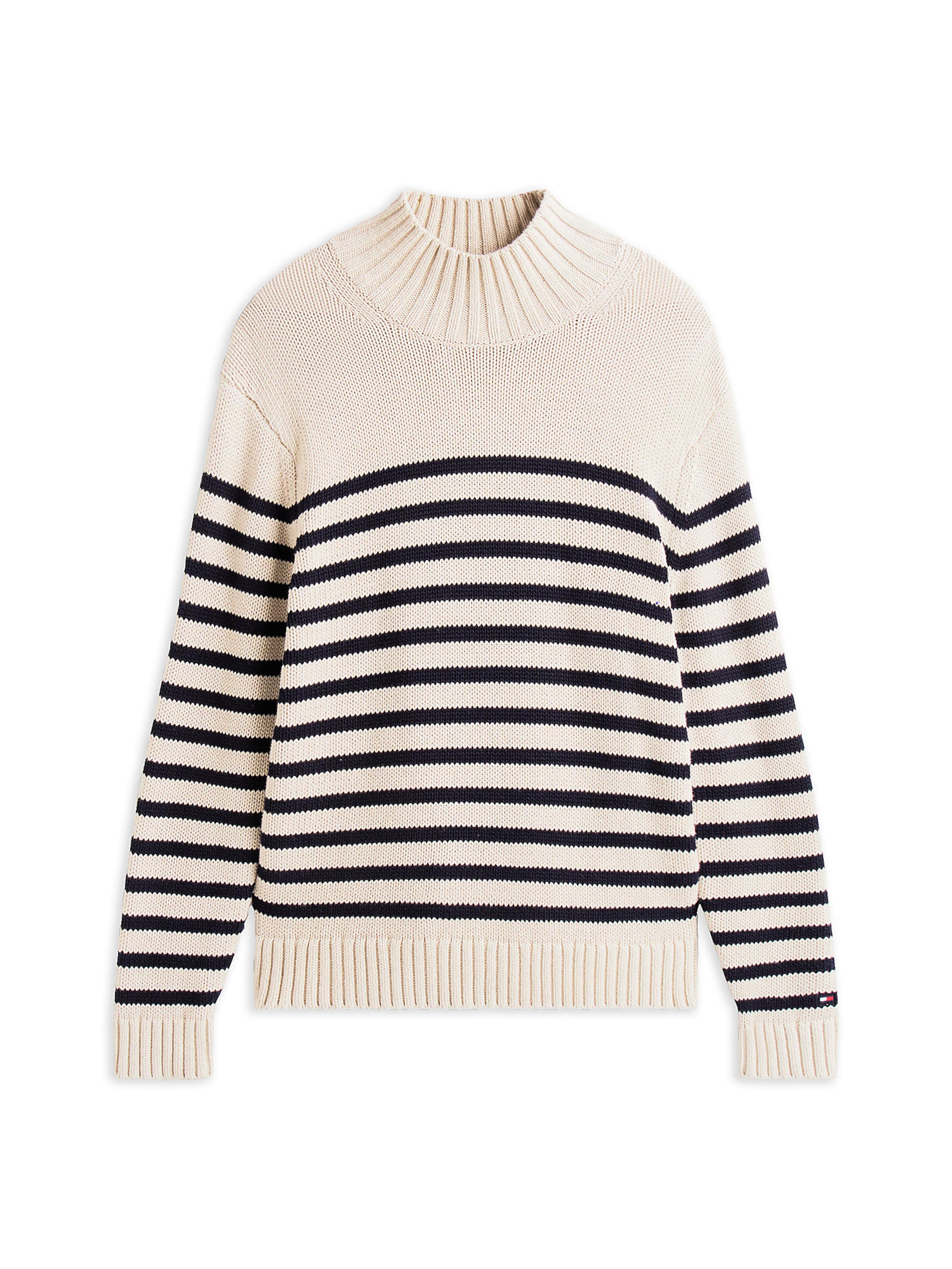 TOMMY HILFIGER Sweater 'Heritage' in Beige: front
