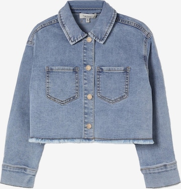 Twin Set Tussenjas in Blauw: voorkant