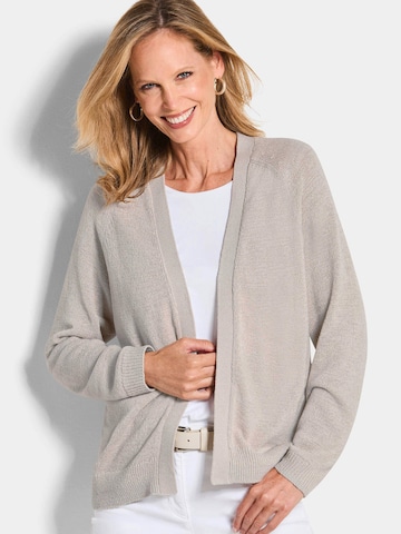 Goldner Gebreid vest in Grijs: voorkant