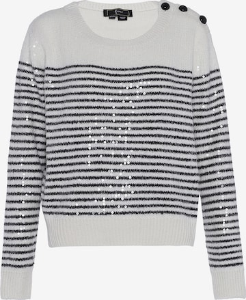 faina Sweater in White: front