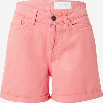 Noisy may Regular Shorts 'Smiley' in Orange: predná strana