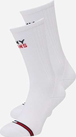 Chaussettes Tommy Hilfiger Underwear en blanc : devant