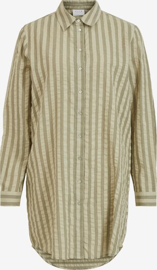 VILA Button Up Shirt 'Domie' in Light grey / Pastel green, Item view