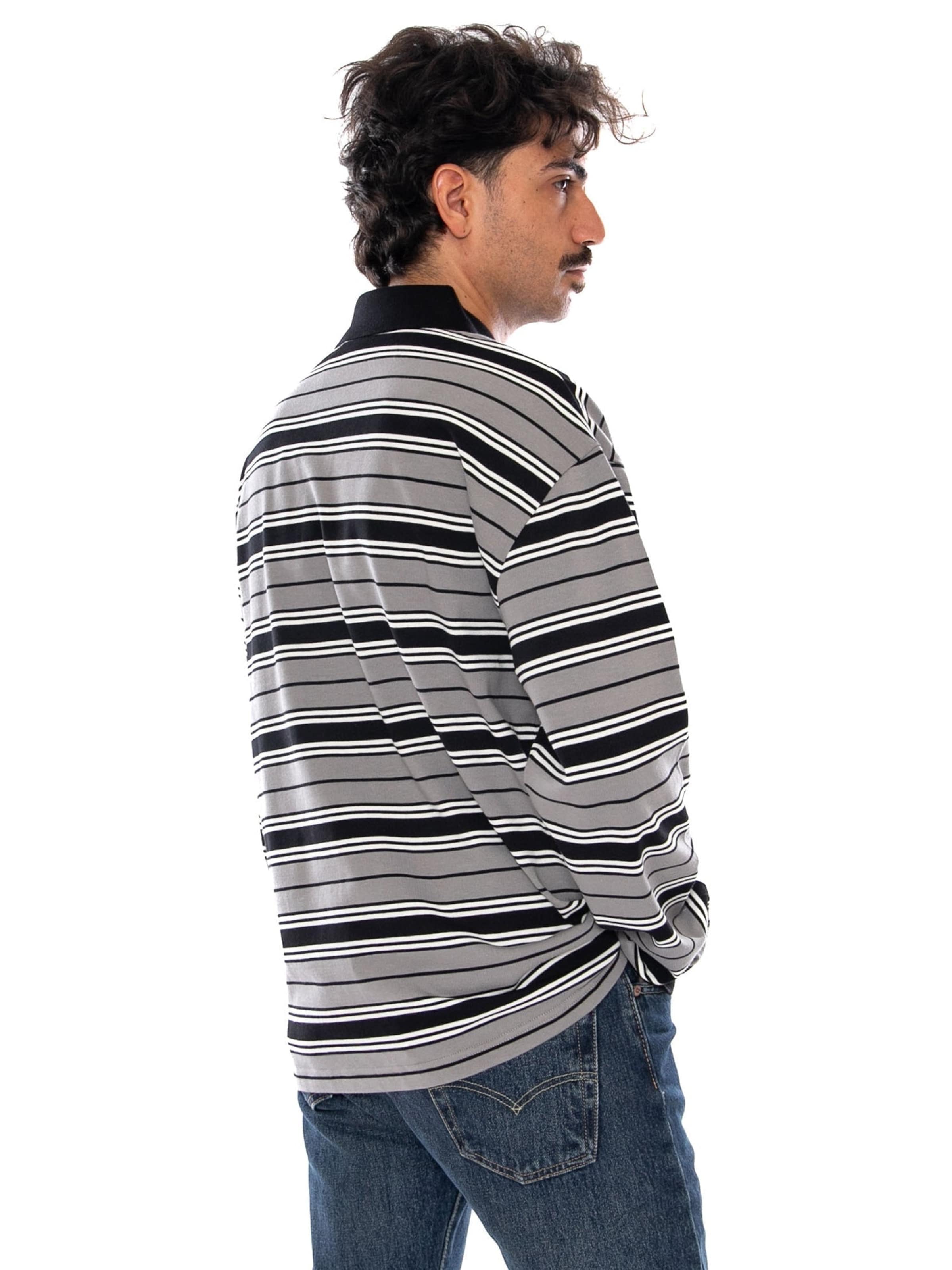 T-Shirt 'L/S DEVITT RUGBY SHIRT SHADE GREY' Carhartt WIP en gris