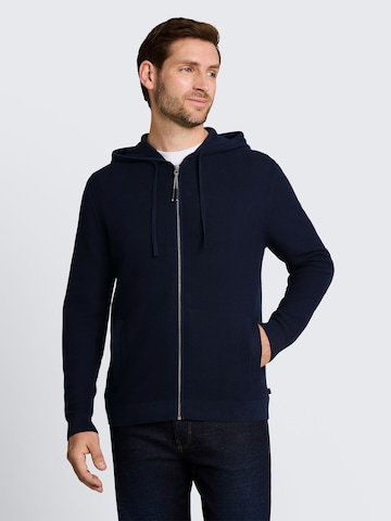 TOM TAILOR Gebreid vest in Blauw: voorkant