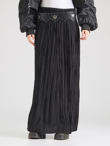 TOPSHOP Φούστα 'THEA' σε μαύρο: μπροστά