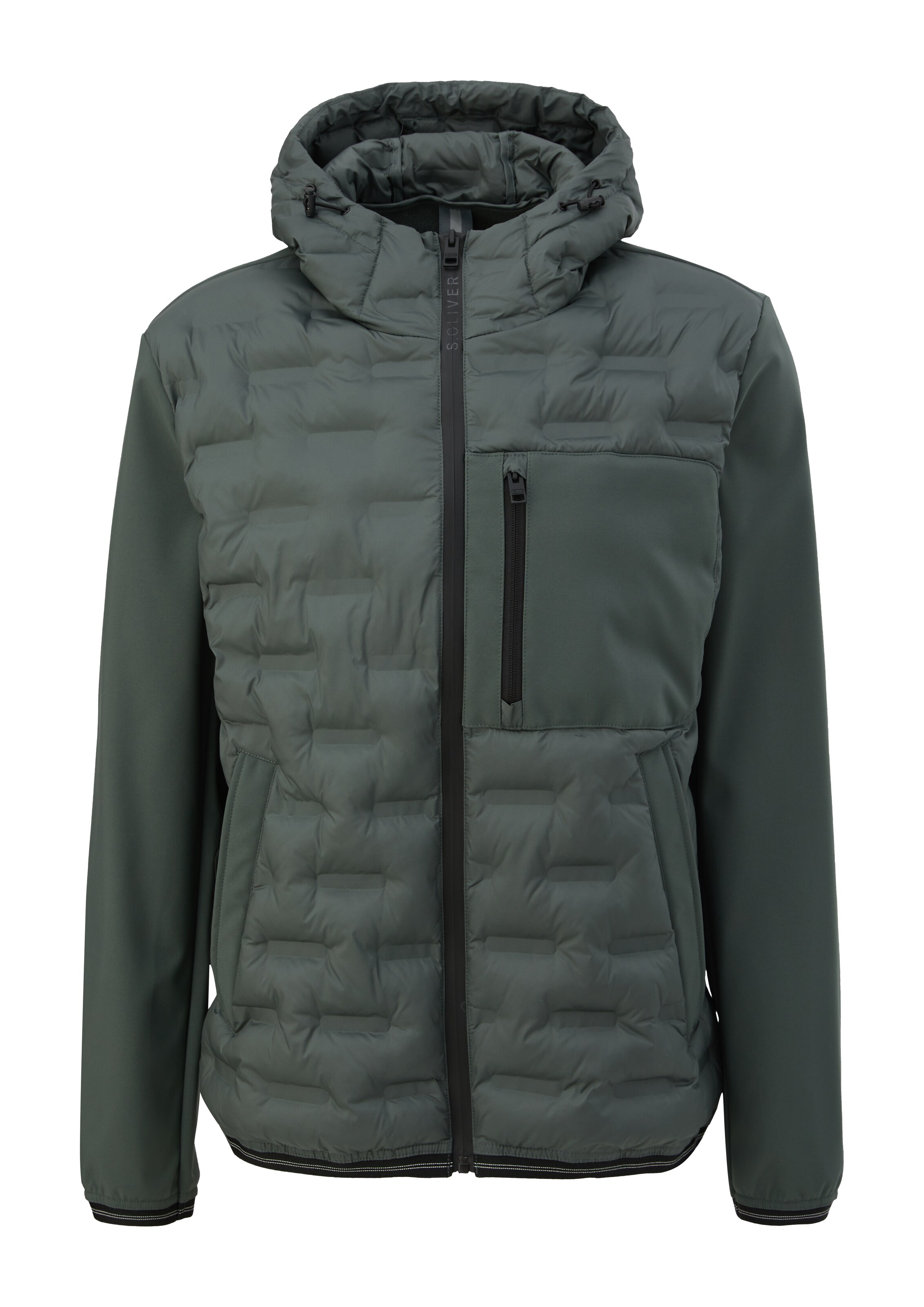 s.Oliver Between-season jacket in Green: front