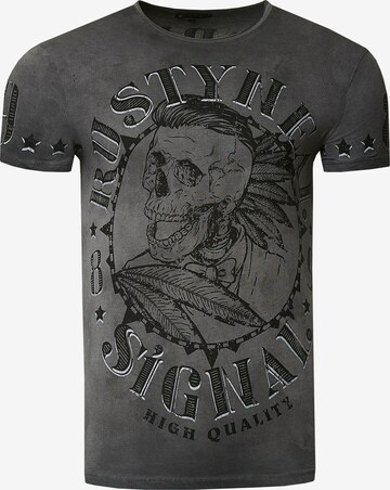 Rusty Neal Shirt in Grey: front