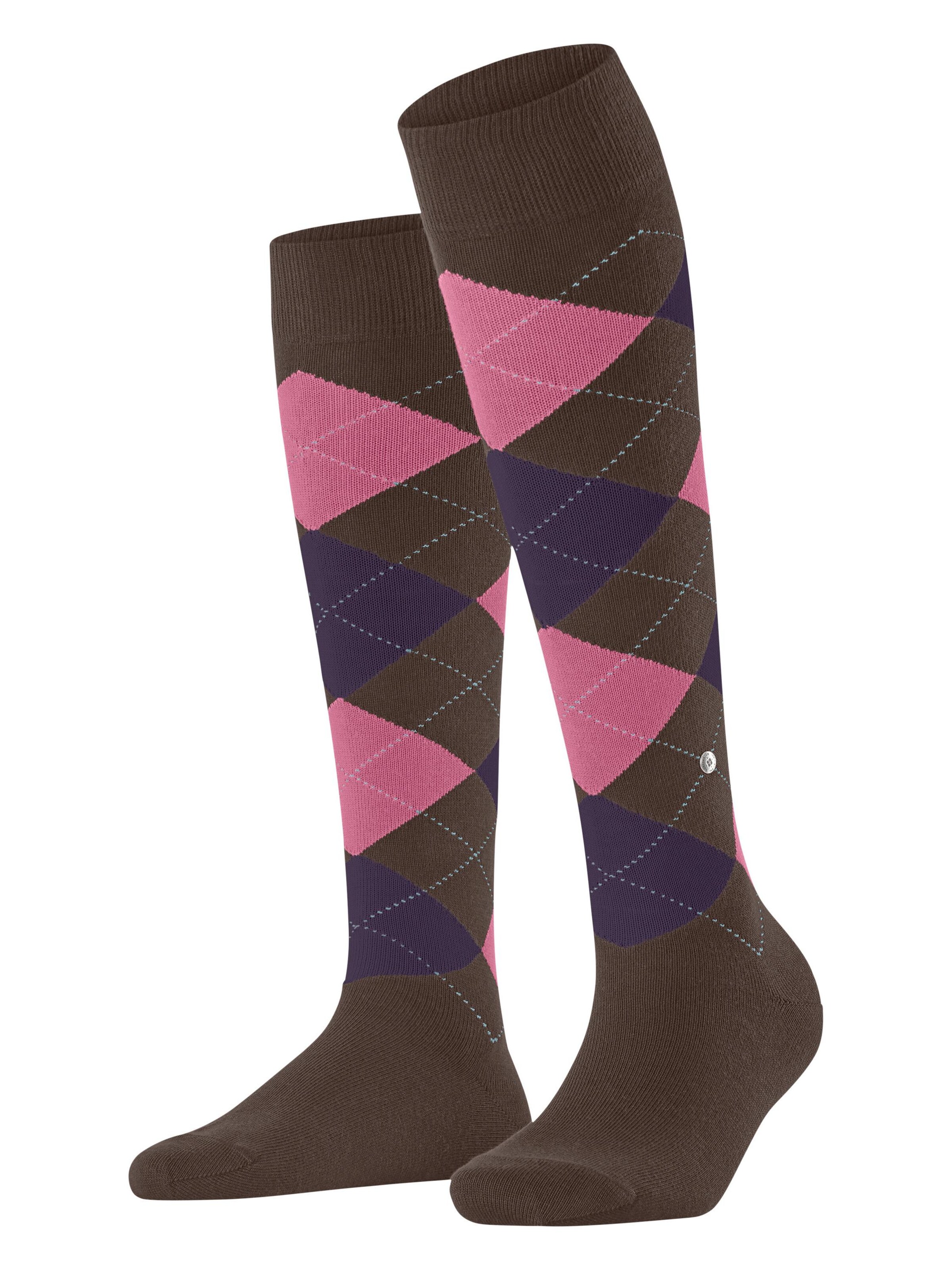 BURLINGTON Overknee Strümpfe 'Queen'‌‌‌‌‌‌‌‌‌‌ in Braun: Vorderseite