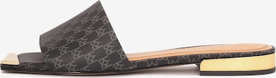 Kazar Zapatos abiertos en marrón castaño / gris, Vista del producto