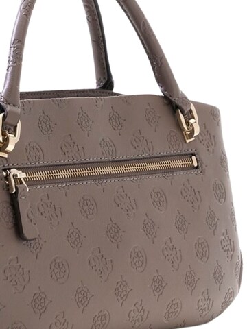 GUESS - Bolso de mano 'Guess Sac à Main Carmella 3 Compartiments Taupe Logo' en marrón