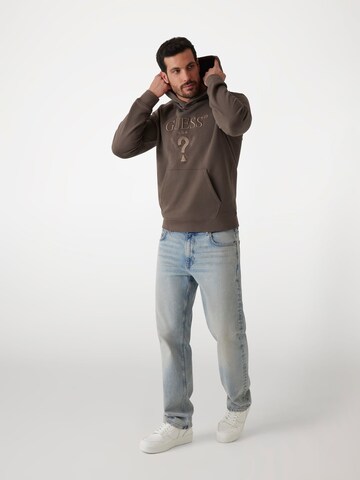 GUESS Sweatshirt in Braun