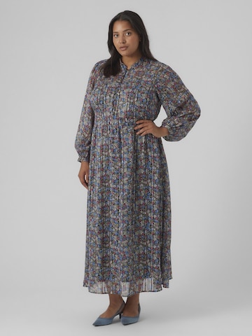 Robe 'ABBY' Vero Moda Curve en bleu : devant