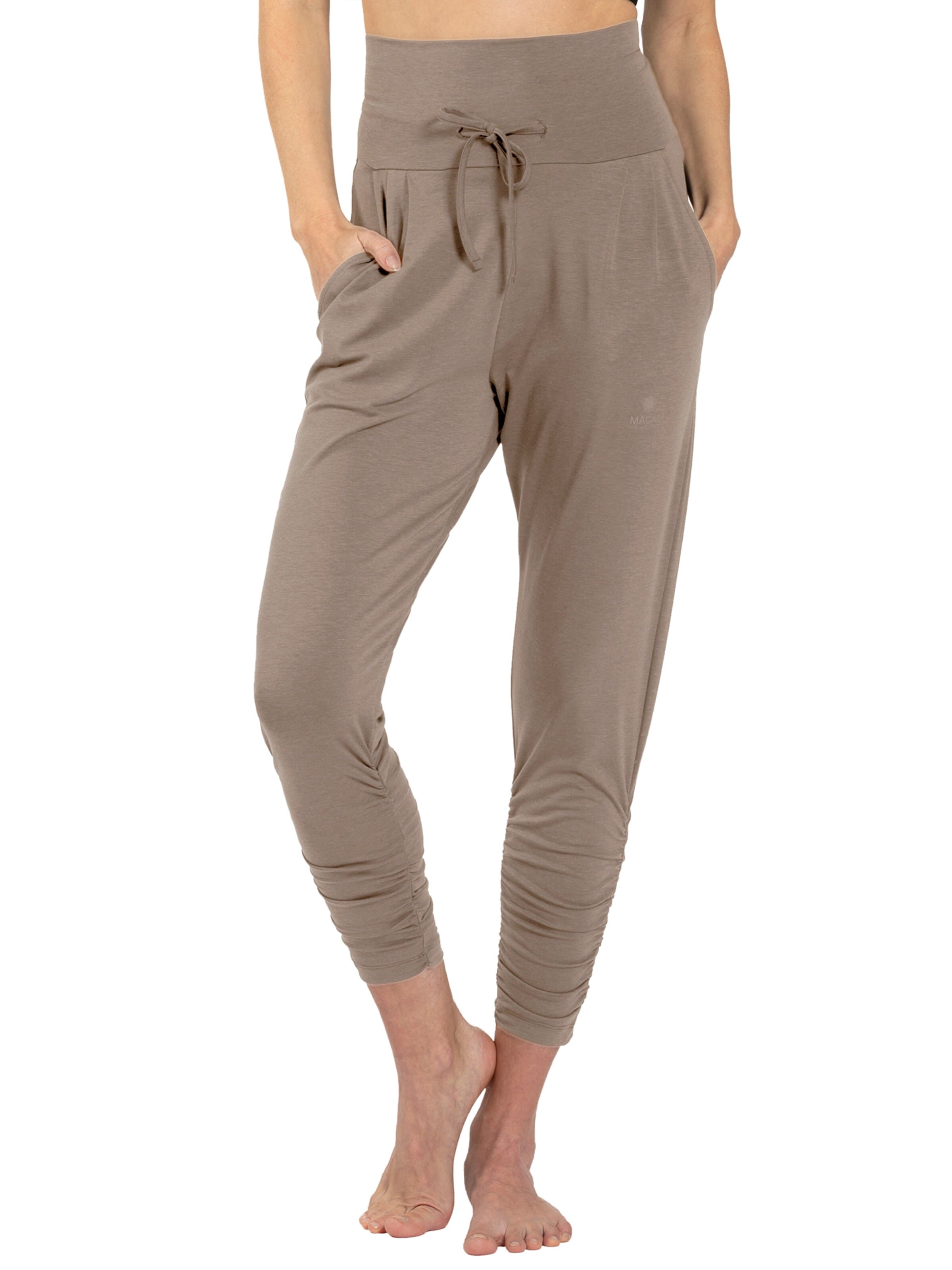 Magadi Regular Sporthose 'Francis'‌‌‌‌‌‌‌ in Beige: Vorderseite