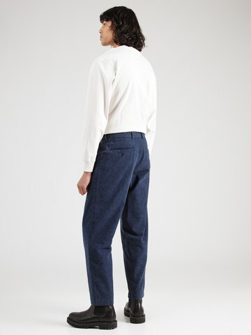 JACK & JONES - Tapered Pantalón plisado en gris