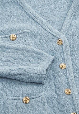 NALLY Knit cardigan in Blue