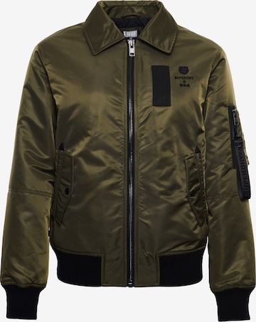 Superdry Between-Season Jacket 'Energy MA2' in Green: front