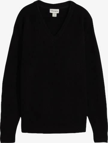 Pullover extra large di bonprix in nero: frontale