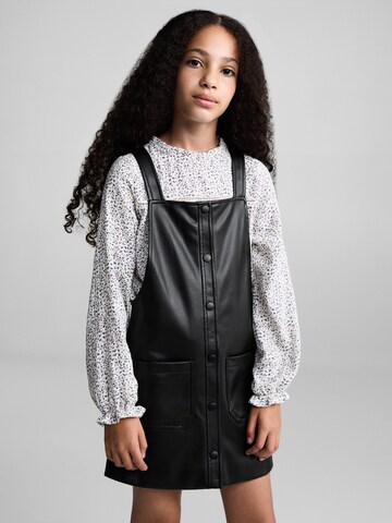 MANGO KIDS Latzkleid 'Lidia' in Schwarz: Vorderseite